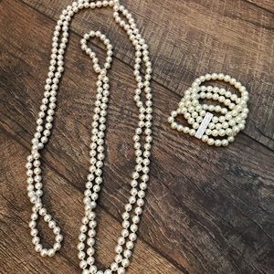 Premier extra long necklace AND bracelet